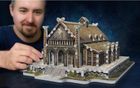 Wrebbit, Władca Pierścieni Złoty Dwór Edoras, puzzle 3D, 445 elementów