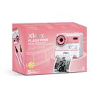 Xblitz, aparat natychmiastowy, z kamerą flash, różowy