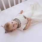 Zaffiro, Malaga, śpiworek do spania, muślinowy, TOG 1.5, vanilla, 0-6m