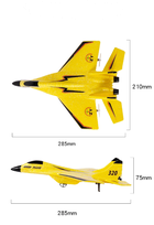Zdalnie sterowany samolot latający, 2.4GHZ, żółty, ZY-320