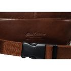 Zestaw, Saszetka na biodro, nerka, Etui na klucze, brązowy, skórzany, Peterson