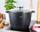 Zilner, garnek marmurowy, 10l, 28 cm, wysoki