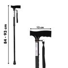 Actionmed, laska inwalidzka, składana, czarna