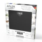 Adler, waga łazienkowa USB-C, akumulatorowa, do 180 kg
