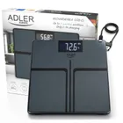 Adler, waga łazienkowa USB-C, akumulatorowa, do 180 kg