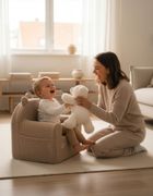 Albero Mio, Cotton Muślin & Boucle, fotelik piankowy, karmel