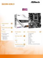 Asrock, płyta główna, B650M-H/M.2 + AM5 2DDR5 HDMI/DP mATX