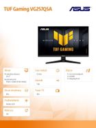 Asus, monitor, 25", TUF Gaming VG257Q5A VA 200Hz 2HDMI DP