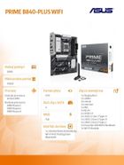 Asus, płyta główna, PRIME B840-PLUS WIFI