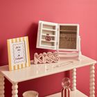 Atmosphera, Cheri, lusterko kosmetyczne ze schowkiem na biżuterię, 29-22-15 cm