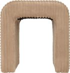 Atmosphera, Sevi, stołek łuk sztruksowy, 43 cm