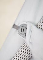 BabyBjörn, Balance Soft Woven, leżaczek, jasny szary