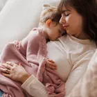 BabyOno, kocyk bambusowy, różowy, 75-100 cm