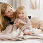 BabyOno, kocyk bawełniany z ociepleniem, jasny beż, 75-100 cm