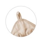 BabyOno, okrycie kąpielowe bambusowe z kapturkiem, ciemny beż, 100-100 cm