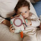 BabyOno, Rabbit Karo, kostka sensoryczna, miękka zawieszka