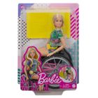Barbie, Fashionistas, Lalka na wózku, blondynka