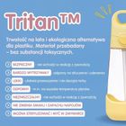 b.box, butelka na wodę tritanowa ze słomką, Night Vision, 600 ml