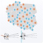 Berdsen, antena zewnętrzna kierunkowa TV, ultra HD 4K, BD-952