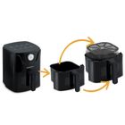 Berdsen, frytkownica beztłuszczowa, air fryer, czarny, 2,5l, BD-654