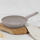 Berlinger Haus, patelnia tytanowa, taupe, 24 cm