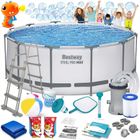 Bestway, basen ogrodowy stelażowy, 366-122 cm, zestaw 18w1