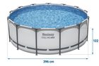 Bestway, basen ogrodowy, stelażowy, 396-122 cm, zestaw 18w1