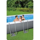 Bestway, basen ogrodowy, stelażowy, 488-244-122 cm, zestaw 18w1