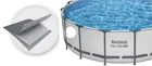 Bestway, basen stelażowy z pompą filtrującą i akcesoriami, okrągły, 122-457cm, zestaw 18w1