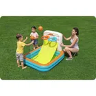 Bestway, plac zabaw dmuchany z piłkami. 120-107-84 cm
