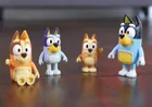 Bluey, rodzinka, figurki, 4 szt.