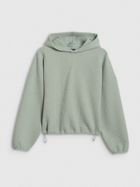 Bluza damska z kapturem, miętowa, 4F