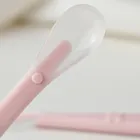 Bocioland, łyżeczka silikonowa, różowa