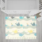 Bocioland, Wodne miasto, składana mata piankowa, szara, 150-180 cm