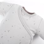 Body niemowlęce z krótkim rękawem, szare, zestaw, 3 szt., Eevi