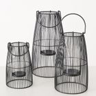 Boltze Home, Cinta, zestaw metalowych lampionów, 25 - 40 cm