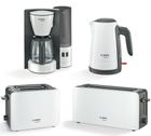 Bosch, czajnik bezprzewodowy, TWK 6A011, biały, 1.7l