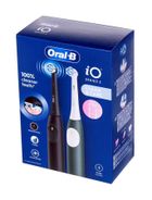 Braun, Oral-B, iO2 Duo, szczoteczka elektryczna, magnetyczna, Night Black & Forest Green, 2 szt.
