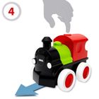 Brio World, Steam & Go Train, drewniana lokomotywa z parą