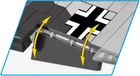 Cobi, Historical Collection WWII, Messerschmitt Bf 109 E-3, klocki, 333 elementy