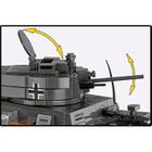 Cobi, Historical Collection, WWII, Panzer, 38(T)/CKD LT VZ.38, klocki, 1:28, 690 elementów