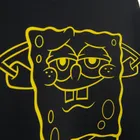 Cool Club, Bluza bejsbolówka chłopięca, rozpinana, czarna, SpongeBob
