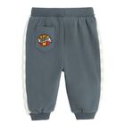 Cool Club, Dres chłopięcy, biało-niebieski, Auta