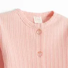 Cool Club, Komplet dziewczęcy, Body sukienka z krótkim rękawem, Bolerko, różowy