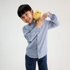 Cool Club, Koszula chłopięca z długim rękawem, z lnem, mix