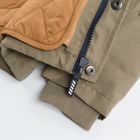 Cool Club, Kurtka chłopięca z kapturem, 3w1, khaki, brązowa