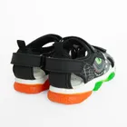 Cool Club, Sandały chłopięce, czarne, świecąca podeszwa