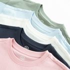 Cool Club, T-shirt dziewczęcy, crop top, mix, zestaw, 5 szt.