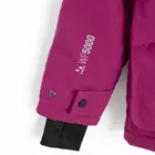 Cool Club, Wodoszczelna kurtka narciarska dziewczęca z kapturem, ocieplana, różowa