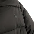 Czarna ocieplana kurtka z kapturem NOWEAR